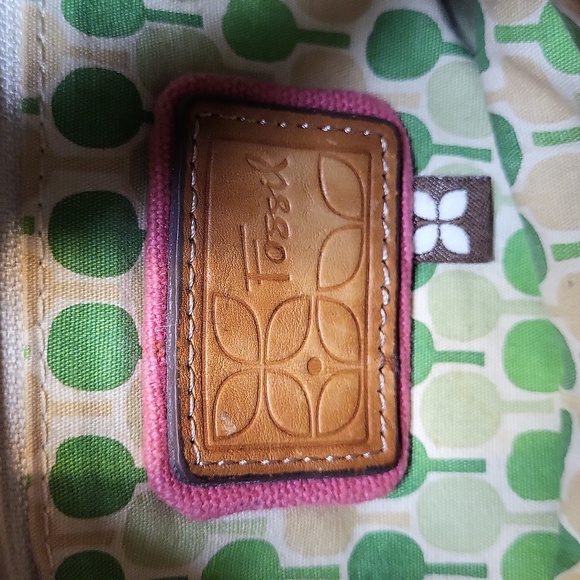 Fossil Canvas Floral Crossover Bag - Picture 8 of 14